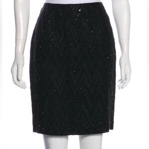 Carmen Marc Valvo Beaded Skirt